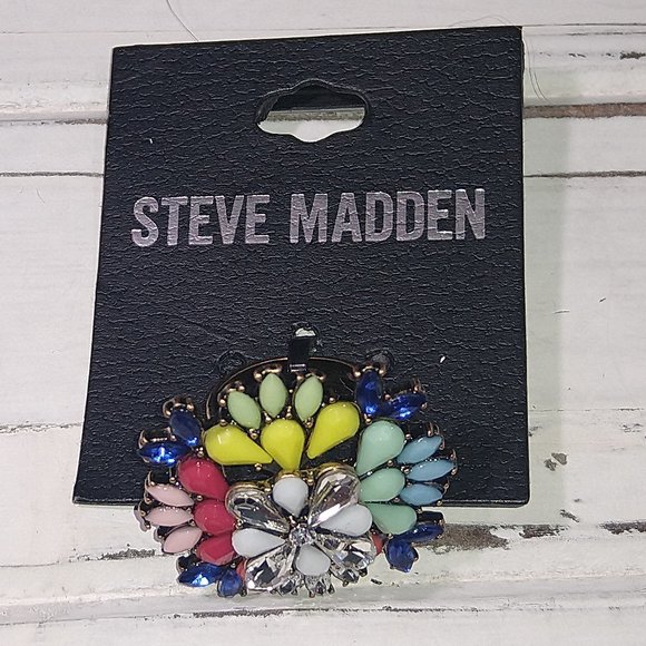 Steve Madden Jewelry - Steve Madden Ajustable Rainbow Ring